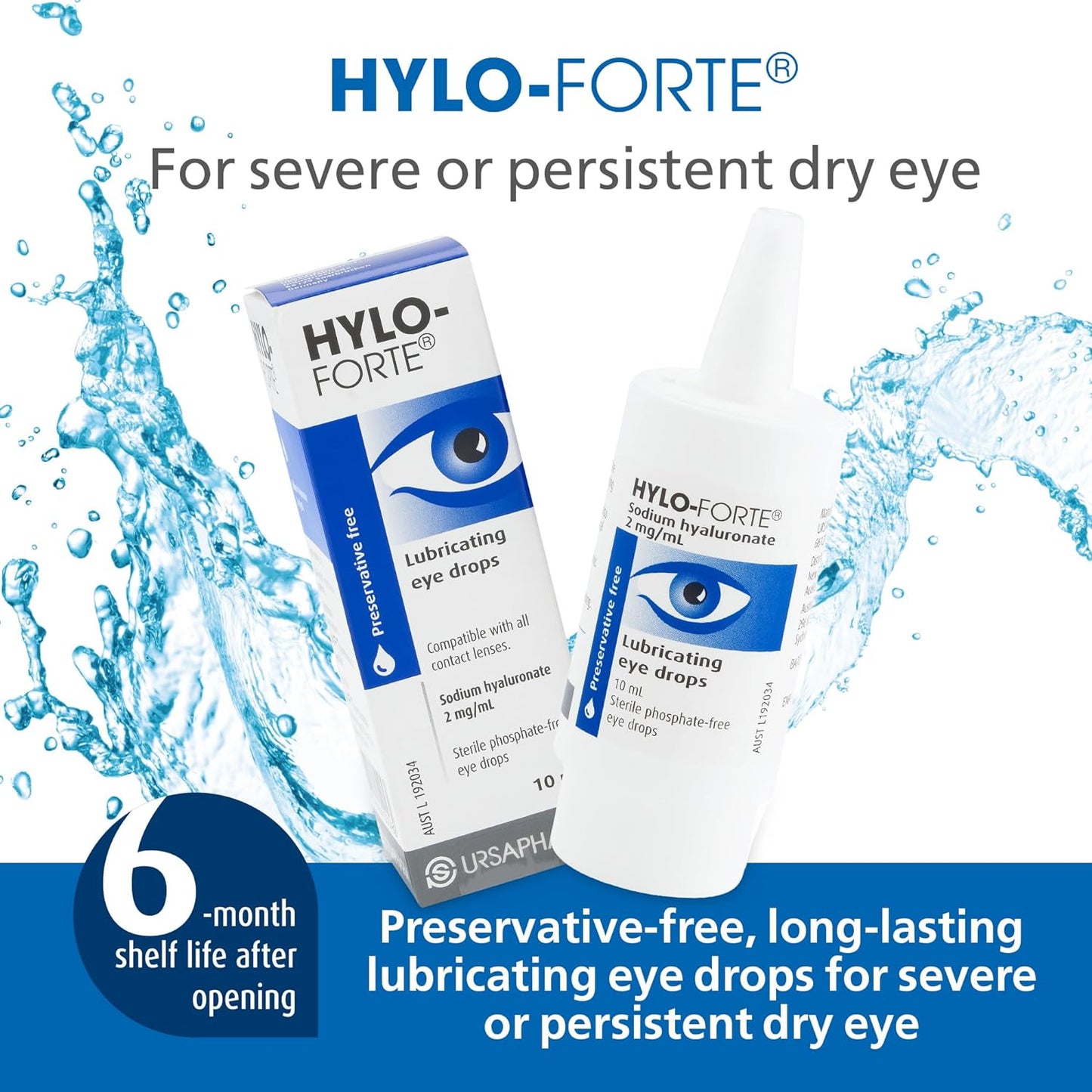 Hylo-Forte Eye Drops for Dry Eyes